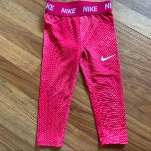 Nike pink girls leggings